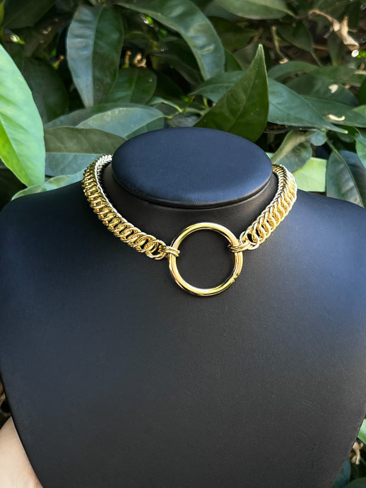 Gold O Ring Choker Preorder