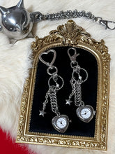 Load image into Gallery viewer, Heart Pocket Watch Key Chain