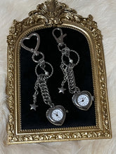 Load image into Gallery viewer, Heart Pocket Watch Key Chain