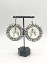 Load image into Gallery viewer, Chain Circle Hoop Earrings PREORDER