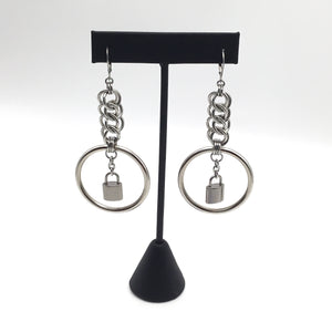 Lock Earrings