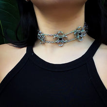 Load image into Gallery viewer, PREORDER Cleo • Chain Choker with Onyx