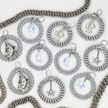 Load image into Gallery viewer, Chain Circle Hoop Earrings PREORDER