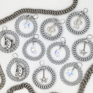 Chain Circle Hoop Earrings PREORDER