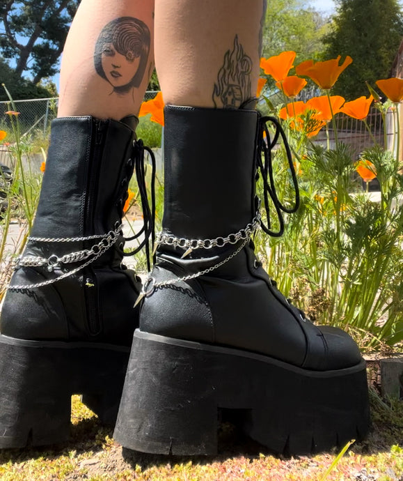 PREORDER Spike Charm Boot Chain