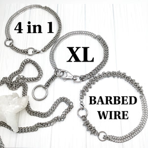 Misti Necklace • Reversible • Half Persian • 4 in 1 • 3 in 1• Barbed Wire • XL PRE-ORDER