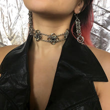 Load image into Gallery viewer, PREORDER Cleo • Chain Choker with Onyx