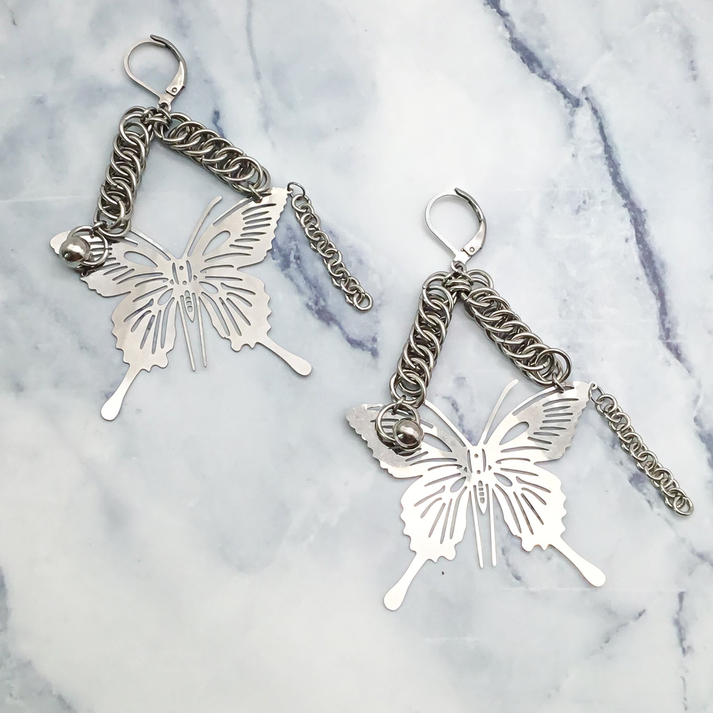 Butterfly Chainmaille Earrings • PRE-ORDER